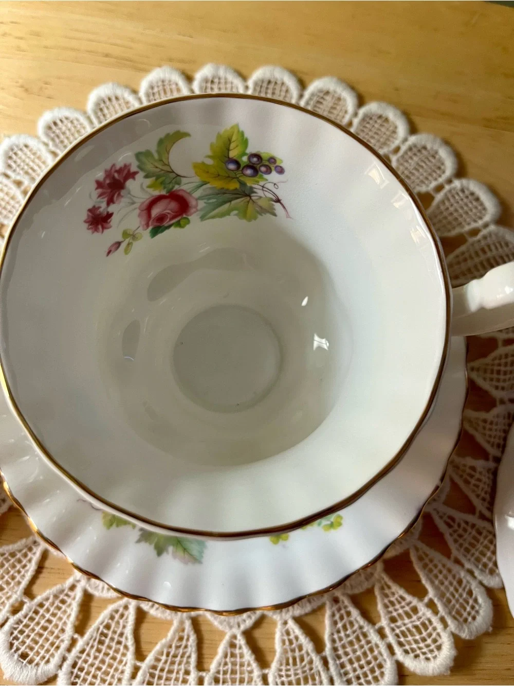 Royal Albert Flower of the Month Tea Cup & Saucer Set